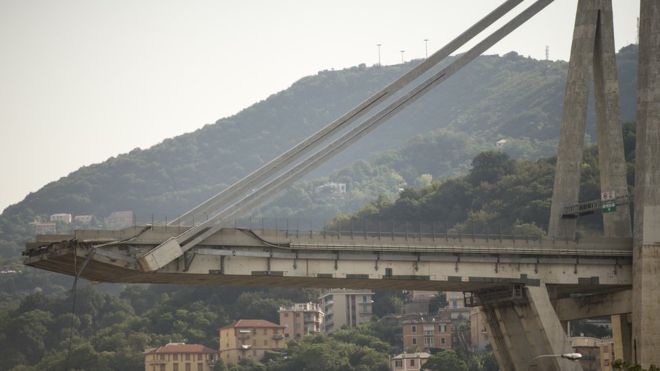Στο στόχαστρο της Εισαγγελίας 20 άτομα για την κατάρρευση της γέφυρας Μοράντι στην Ιταλία - Media