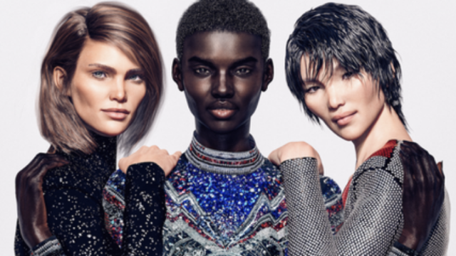 Τα μοντέλα του οίκου Balmain είναι... ψηφιακά!  - Media