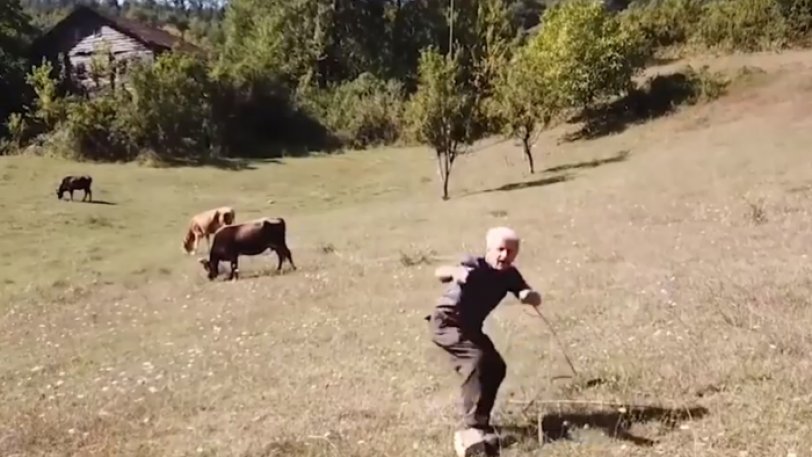 Βοσκός βλέπει drone και τρέχει για να... σωθεί (Video) - Media