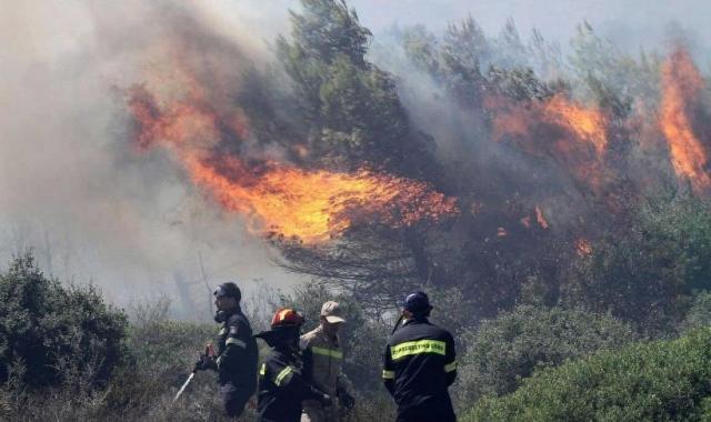 Πολύ υψηλός κίνδυνος πυρκαγιάς για αύριο Τρίτη  - Media