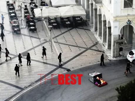 Μικροεπεισόδια στην Πάτρα μετά την πορεία για τον Παύλο Φύσσα - Επίθεση σε γραφεία του κόμματος Βελόπουλου - Media