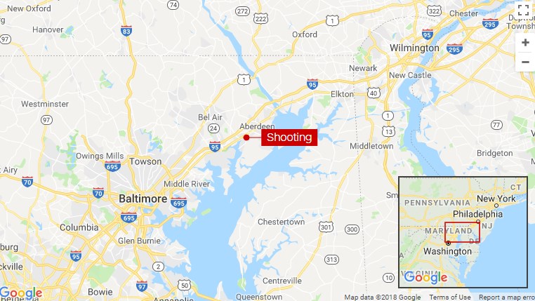 Τέσσερις νεκροί από πυροβολισμούς στο Μέριλαντ - Media