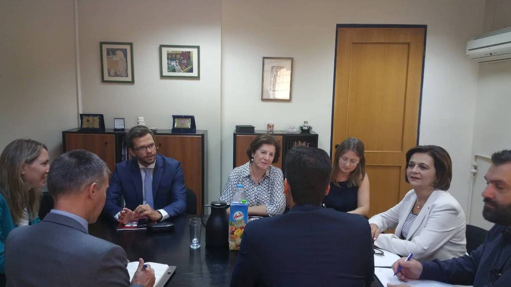 Συνάντηση της Υφυπουργού Εσωτερικών και της Γενικής Γραμματέα Ισότητας των Φύλων με εκπρόσωπους της Γαλλικής Διπλωματίας  για το trafficking - Media