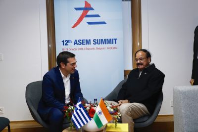 Διμερείς συναντήσεις Τσίπρα με τους αντιπροέδρους της Ινδίας και της Ινδονησίας - Media