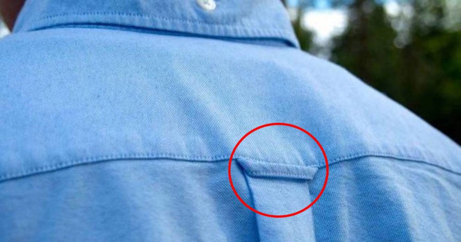 Πού χρησιμεύει η θηλιά στο πίσω μέρος του πουκαμίσου (Photos)  - Media