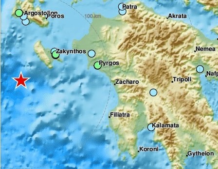 Ισχυρός σεισμός 5,4 Ρίχτερ στη Ζάκυνθο - Media