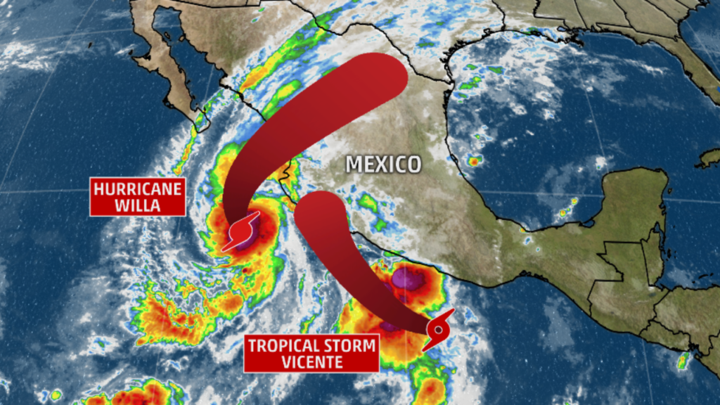 Ο τυφώνα Willa σφυροκοπά το Μεξικό - «Κόκκινος συναγερμός» για πλημμύρες και  (Photos/Video) - Media