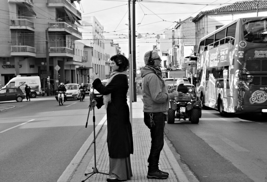 I. Doumanis - A. Toubanaki  feat  Soloup στο Half Note: DRUMS & VOICE JAZZTRONICA DUET - Media