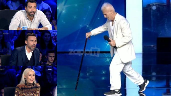 Άφωνοι οι κριτές του «Ελλάδα έχεις ταλέντο»: 74χρονος πέταξε τη μαγκούρα & τα ρούχα και άρχισε τα ακροβατικά (Video) - Media