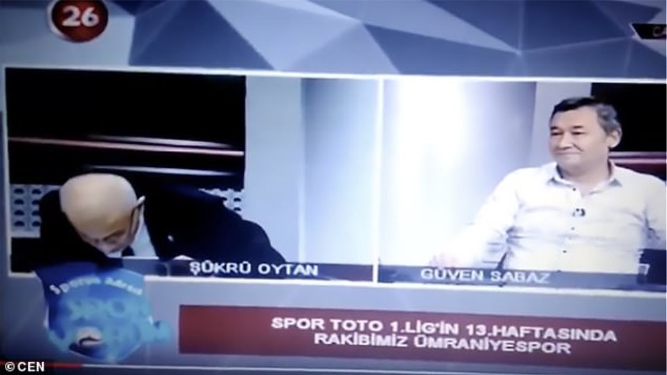 Τούρκος δημοσιογράφος υπέστη καρδιακή προσβολή στον «αέρα» (Video) - Media