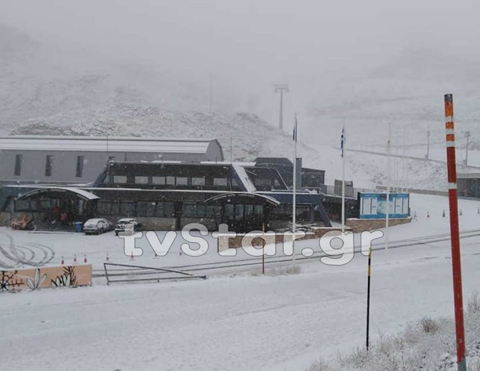 Στα λευκά ο Παρνασσός: Σφοδρή χιονόπτωση (Photos-Video) - Media