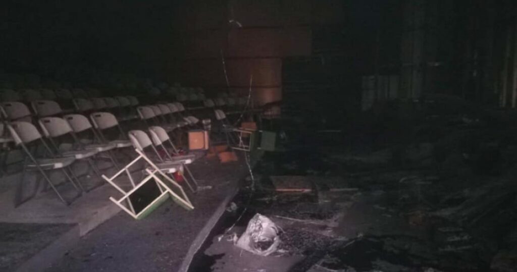 Πυρκαγιά στο πνευματικό κέντρο του Δήμου Λαγκαδά - Εμπρησμό καταγγέλλει ο δήμαρχος - Media