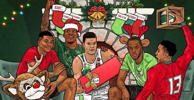 Ευχές στα ελληνικά από τους Μιλγουόκι Μπακς - Media