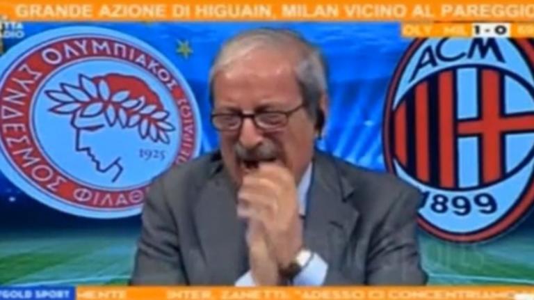 Ακόμα…«κλαίει» ο γνωστός φανατικός εκφωνητής της Μίλαν (Video) - Media