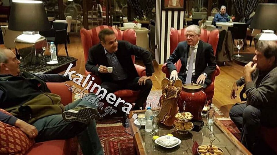 Συνάντηση Μητσοτάκη - Καραμανλή στην Αρκαδία (Photo) - Media