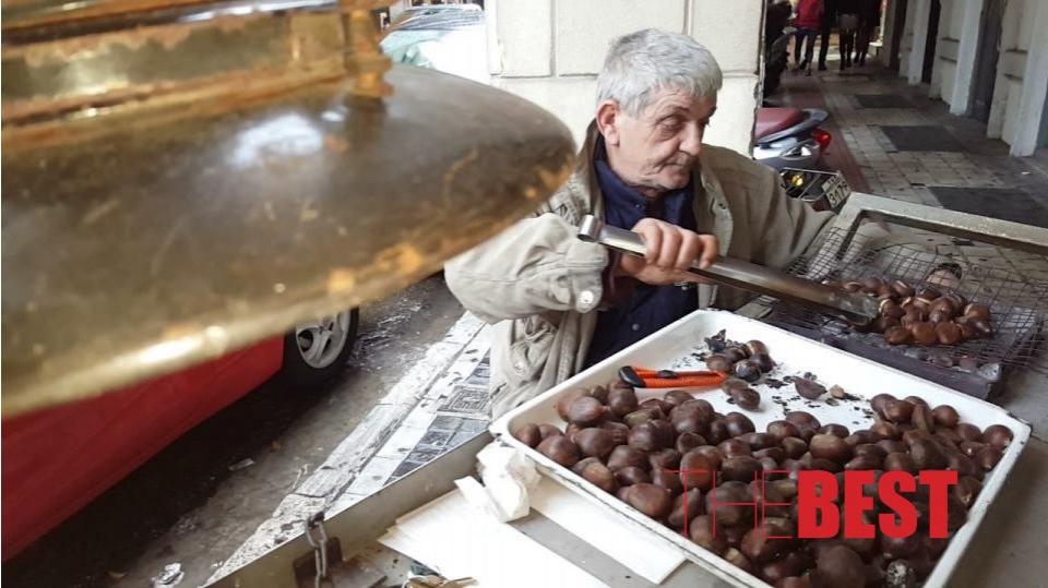 Ο ...παλιότερος καστανάς της Πάτρας - Το σταθερό πόστο και οι μόνιμοι πελάτες (Video) - Media