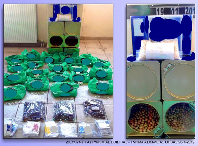 Θήβα: Έκρυβαν αναβολικά σε δοχεία με… ελιές (Photos) - Media