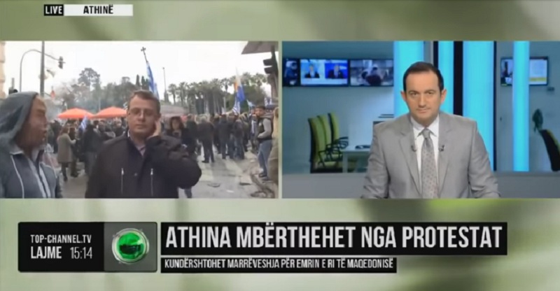 Μπέρδεψαν Αλβανό δημοσιογράφο για Σκοπιανό ανταποκριτή και του επιτέθηκαν: «Από τα Σκόπια είσαι εεεε; Αντε γ@@ σου ρε» (Video)  - Media