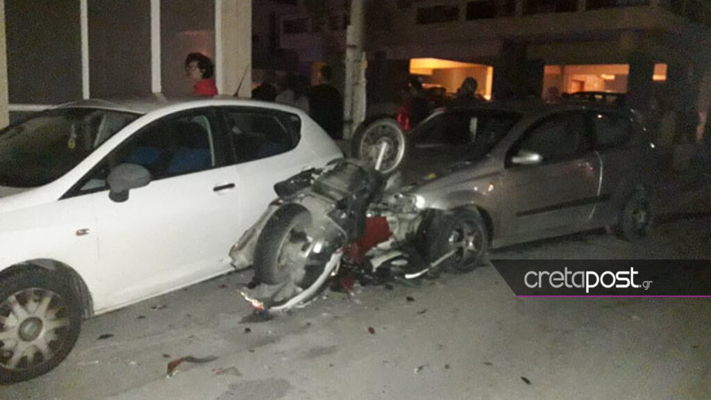 Σοβαρό τροχαίο στην Κρήτη: Στην εντατική 25χρονος μοτοσικλετιστής(Photos) - Media