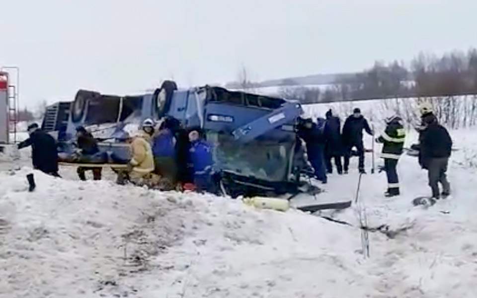 Δυστύχημα με λεωφορείο στη Ρωσία: Τουλάχιστον 7 νεκροί εκ των οποίων 4 παιδιά - Media