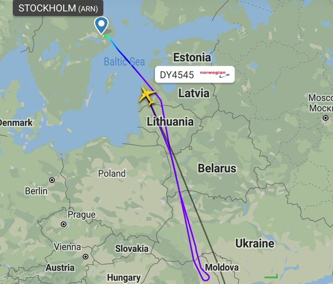 Στροφή στον αέρα πάνω από τη Ρουμανία και επιστροφή στη Στοκχόλμη για Boeing 737 Max - Media