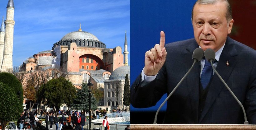 Ερντογάν σε φανατικούς Τούρκους Ισλαμιστές: «Γεμίστε πρώτα το Μπλε τζαμί και βλέπουμε για την Αγία Σοφία» - Media