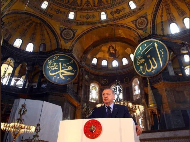 Ο Ερντογάν επιμένει: Τζαμί η Αγία Σοφία μετά τις εκλογές - Media