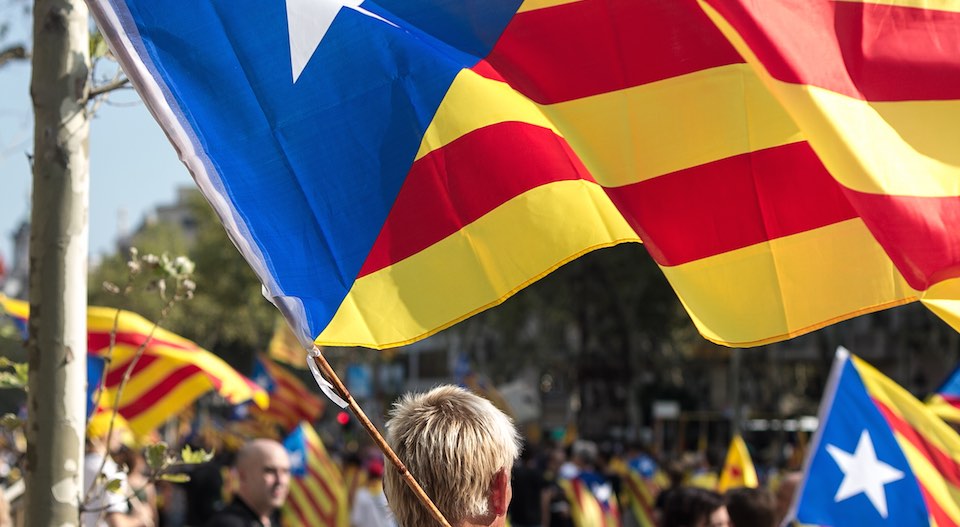 Αυτονομιστές της Καταλονίας διαδηλώνουν στη Μαδρίτη διαμαρτυρόμενοι για τη δίκη των ηγετών τους - Media