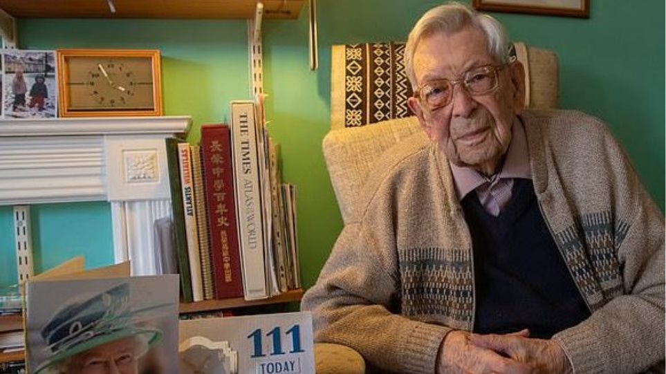 O πιο ηλικιωμένος άνδρας της Βρετανίας μοιράζεται το μυστικό της μακροζωίας! - Media