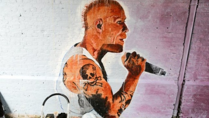 Μια τοιχογραφία προς τιμήν του Κιθ Φλιντ - Media