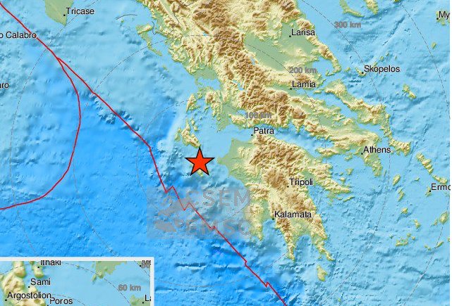 Σεισμός 3,7 Ρίχτερ ανοιχτά της Ζακύνθου - Media
