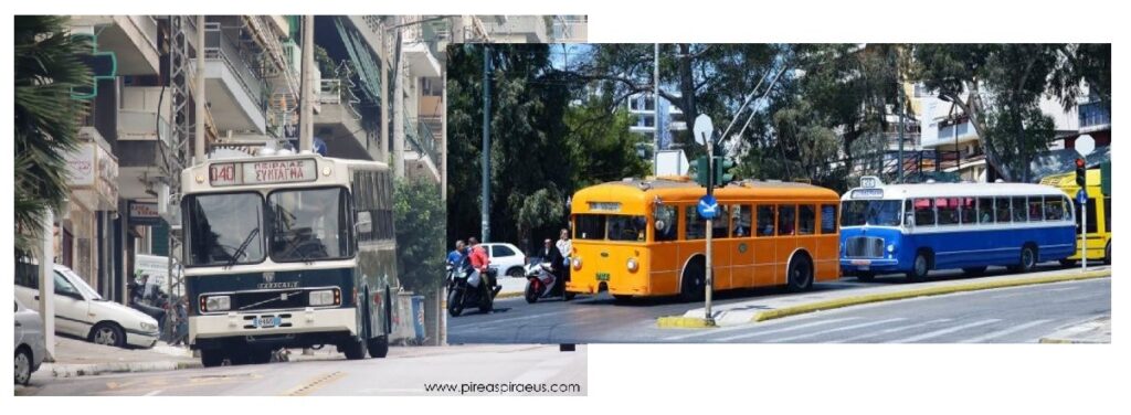 Βόλτα στον Πειραιά με ιστορικά λεωφορεία και τρόλει την Κυριακή των Βαίων  - Media