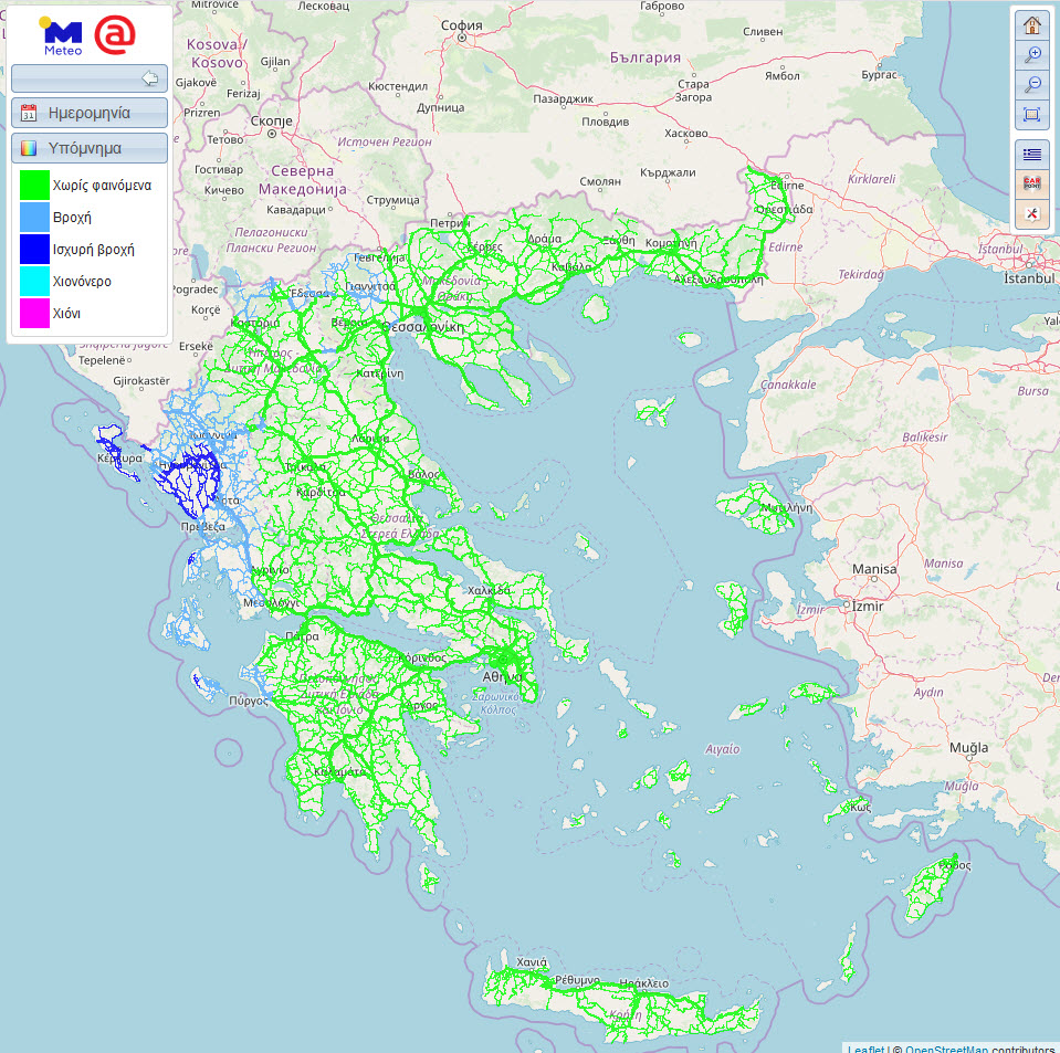 Επιδείνωση του καιρού από το βράδυ της Κυριακής  - Δείτε πού θα βρέχει (χάρτες) - Media