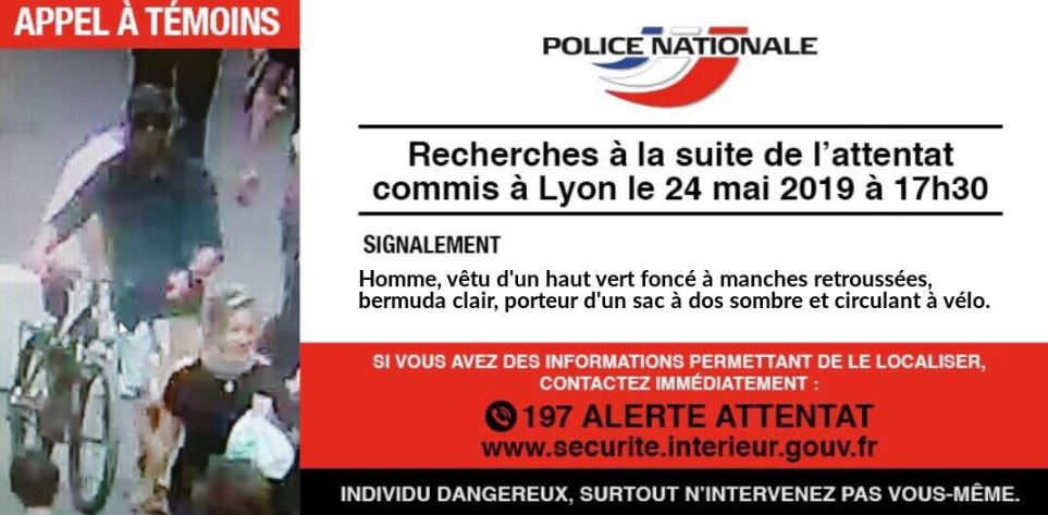 Λιόν: Στη δημοσιότητα νέες φωτογραφίες του υπόπτου για την έκρηξη - Media