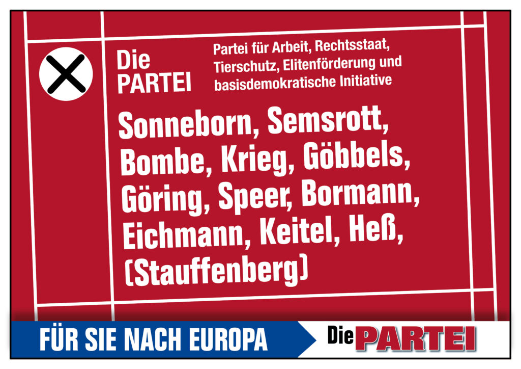 Κόμμα-πρόκληση στη Γερμανία: Υποψήφιοι με ονόματα Γκέμπελς, Ες και Άιχμαν - Media