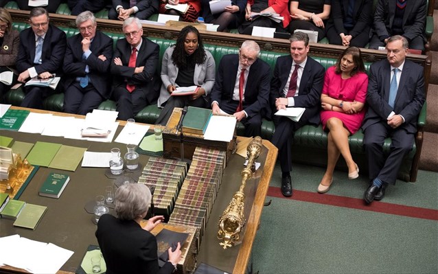 Brexit: H Mέι προτείνει νέες διαπραγματεύσεις με Ε.Ε., για να λάβει τη στήριξη Κόρμπιν - Media