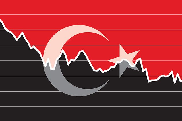 Σε ύφεση η τουρκική οικονομία - Συνεχίζεται η κατάρρευση της λίρας - Media