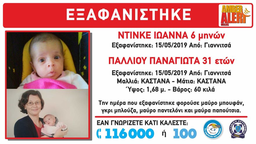 Θρίλερ στα Γιαννιτσά: Εξαφανίστηκε μητέρα με το βρέφος της - Media