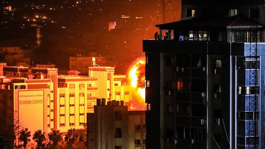 Ισραηλινά αεροσκάφη βομβάρδισαν κτίριο του τουρκικού πρακτορείου Anadolu - Media