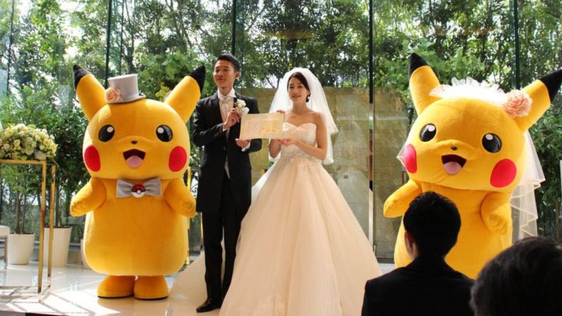 Ιαπωνία: Γάμοι με θέμα τα Pokemon – Μασκότ Pikachu συνοδεύουν το ζευγάρι (Photos) - Media