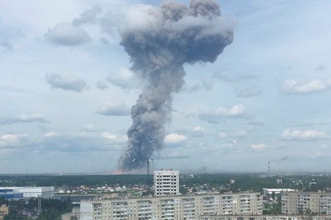 Ρωσία: Κατασβέστηκε η φωτιά στο εργοστάσιο εκρηκτικών - Στους 79 ο αριθμός των τραυματιών - Media