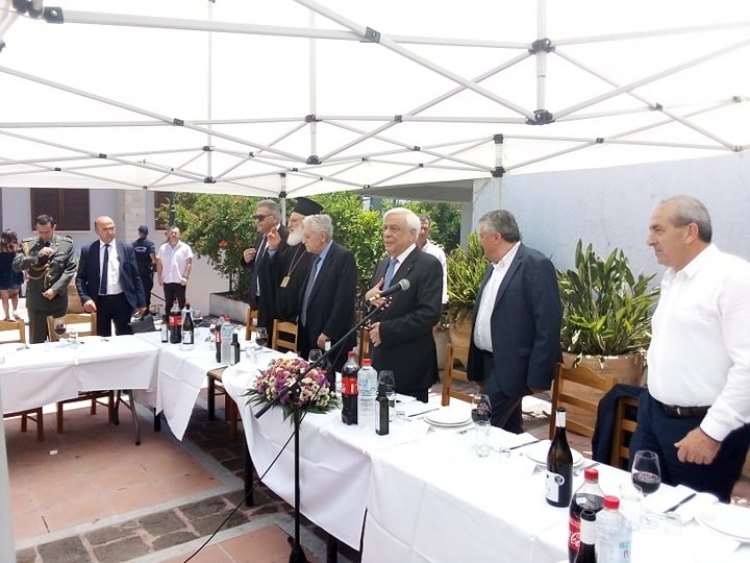 Ο Παυλόπουλος, το Θραψανιώτικο πυθάρι και το δείπνο στη Μινώα Πεδιάδα (Photos) - Media