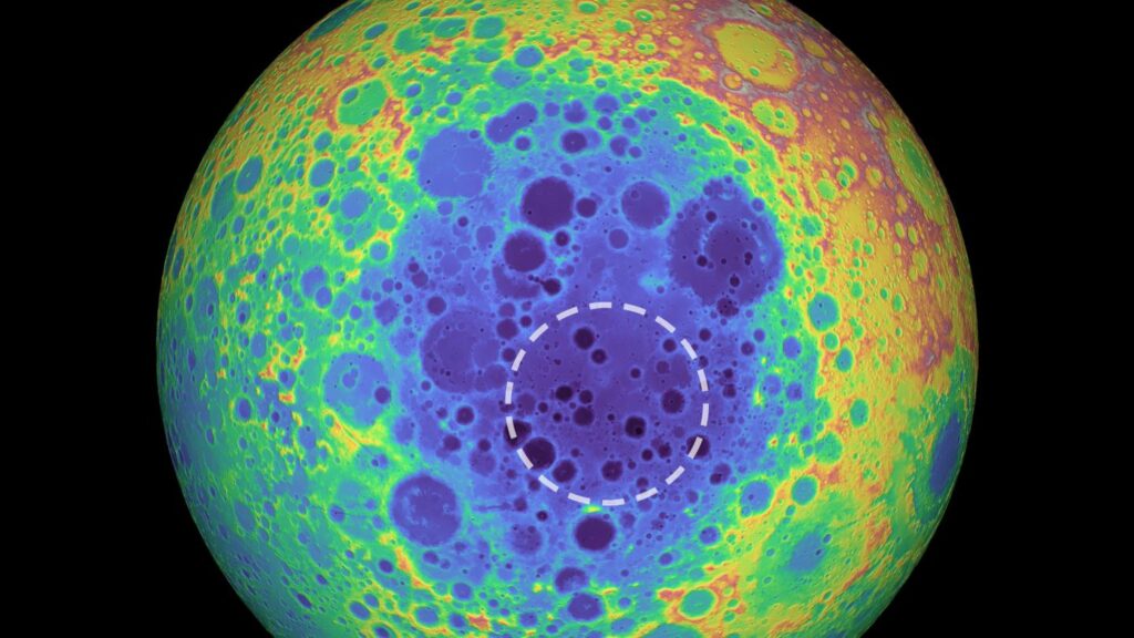 Τεράστια μυστηριώδης μεταλλική μάζα εντοπίστηκε κάτω από τη σκοτεινή πλευρά της Σελήνης - Media