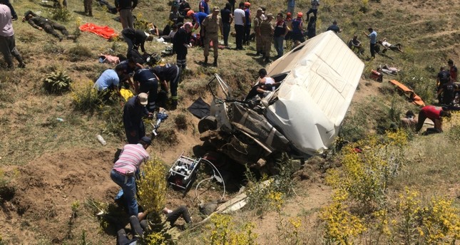 Τραγωδία στην Τουρκία - Πολλοί μετανάστες νεκροί σε τροχαίο με μικρό λεωφορείο - Media