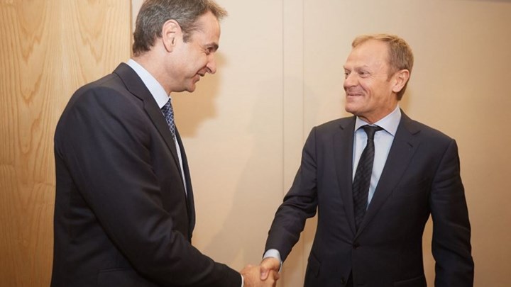 Συγχαρητήρια Τουσκ στον Μητσοτάκη - Media