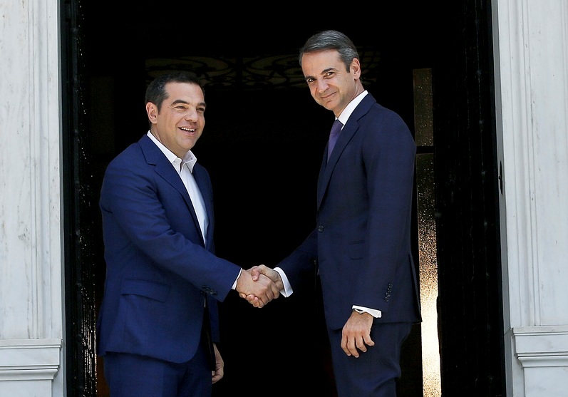 Παρέδωσε το Μαξίμου στον Μητσοτάκη ο Τσίπρας (Photos/Video) - Media