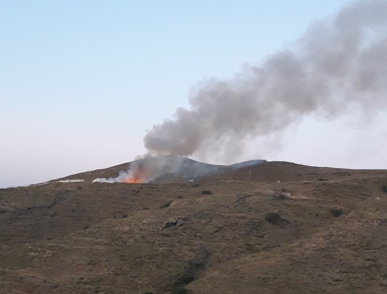 Φωτιά στην Τήνο - Media