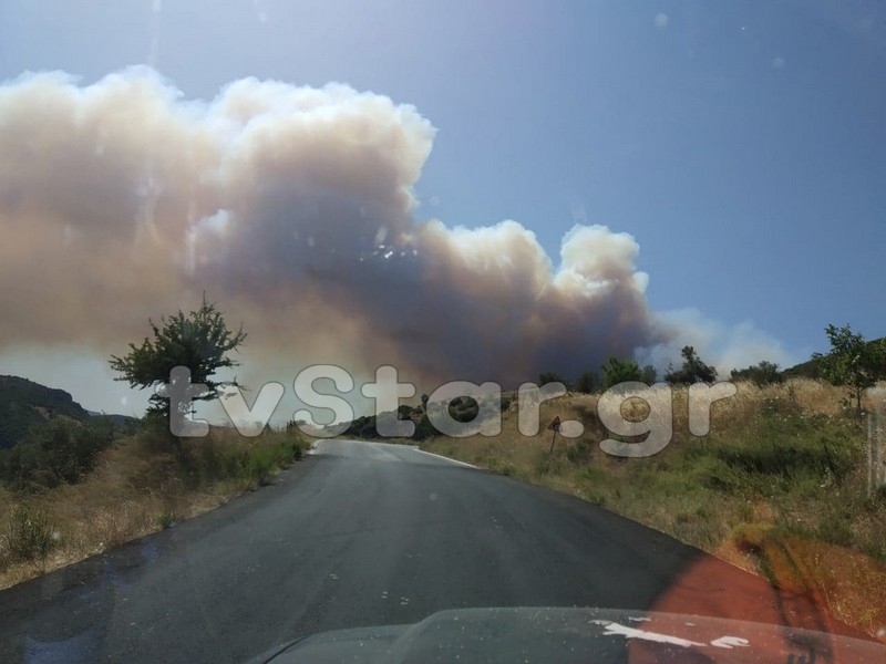 Ανεξέλεγκτη η φωτιά στην Εύβοια: Μέτωπο τριών χιλιομέτρων - Εκκενώθηκε οικισμός - Media