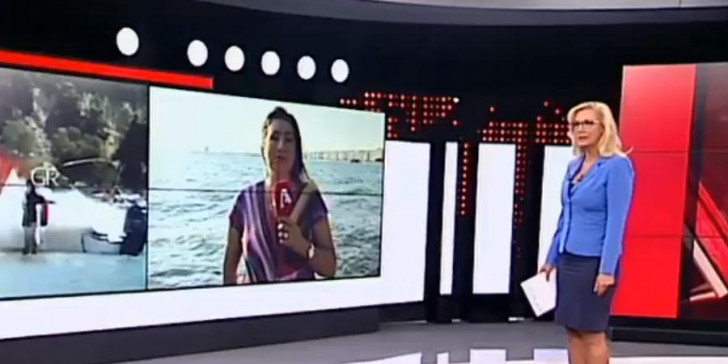 Η ψύχραιμη αντίδραση της παρουσιάστριας του Alpha την ώρα του ισχυρού μετασεισμού (Video) - Media