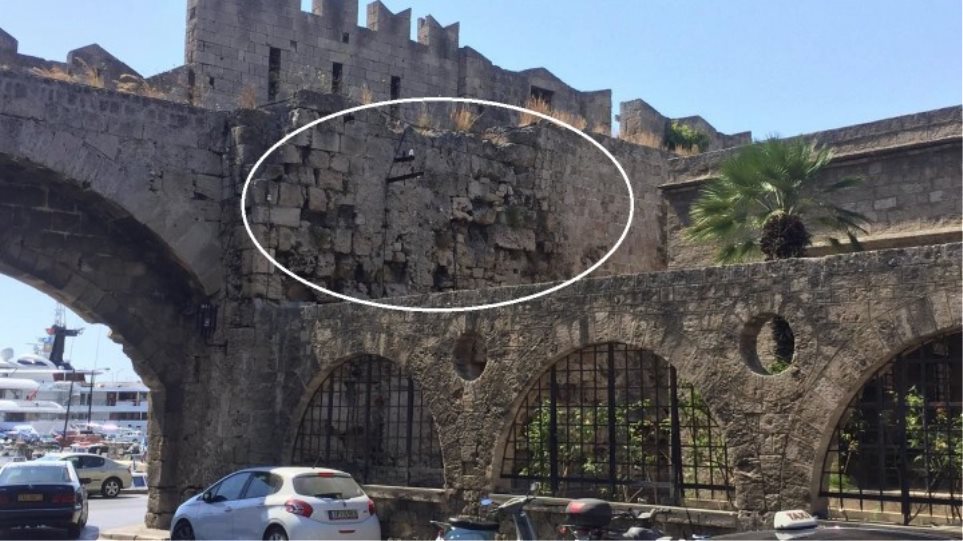 Ρόδος: Κινδυνεύουν να καταρρεύσουν τα τείχη (Photo) - Media